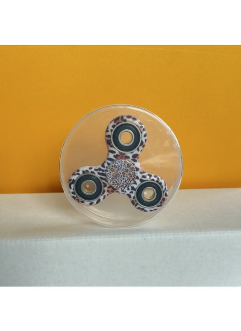 Triangle Fingertip Gyro Camouflage Printing Gyro Finger Leaf Spiral Decompression Rotating Toy Black Wukong Gyro-Color:Three-leaf With Shaft Print Style Seven