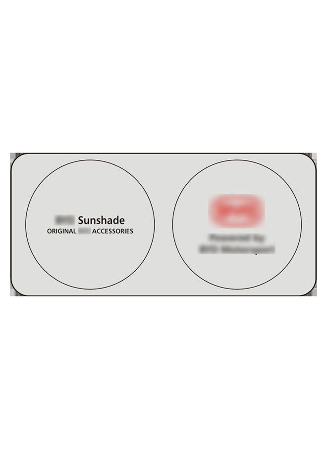 Occuwzz - Car Windshield Sun Shade Reflective Sunshade for Ultimate Protection  Overlapping Design Fits Small Sedans Hatchbacks - Image 1
