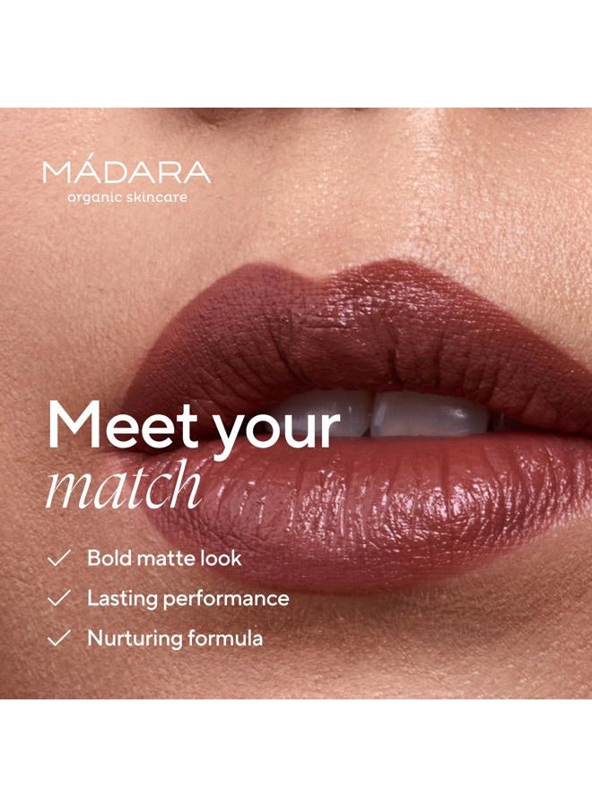 MÁDARA VELVET WEAR Matte Cream Lipstick #35 DARK NUDE - 3.8g - Image 2