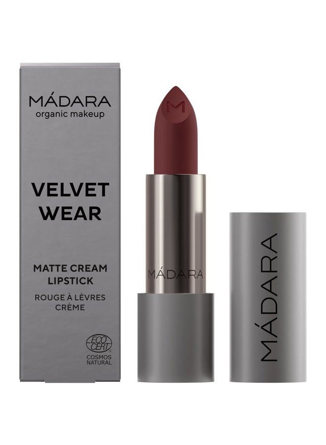 MÁDARA VELVET WEAR Matte Cream Lipstick #35 DARK NUDE - 3.8g - Image 1