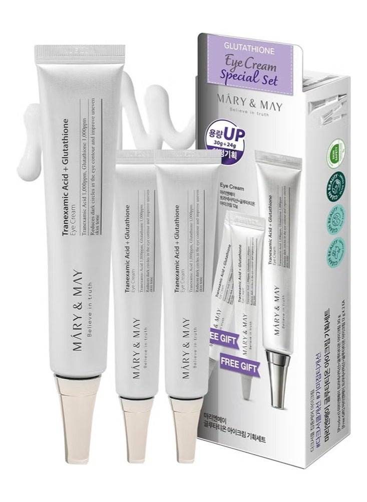 MARY & MAY [Mary&May] Glutathione Eye cream Special Set (Eye Cream 30g 1ea + Miniature 2ea) - Image 1