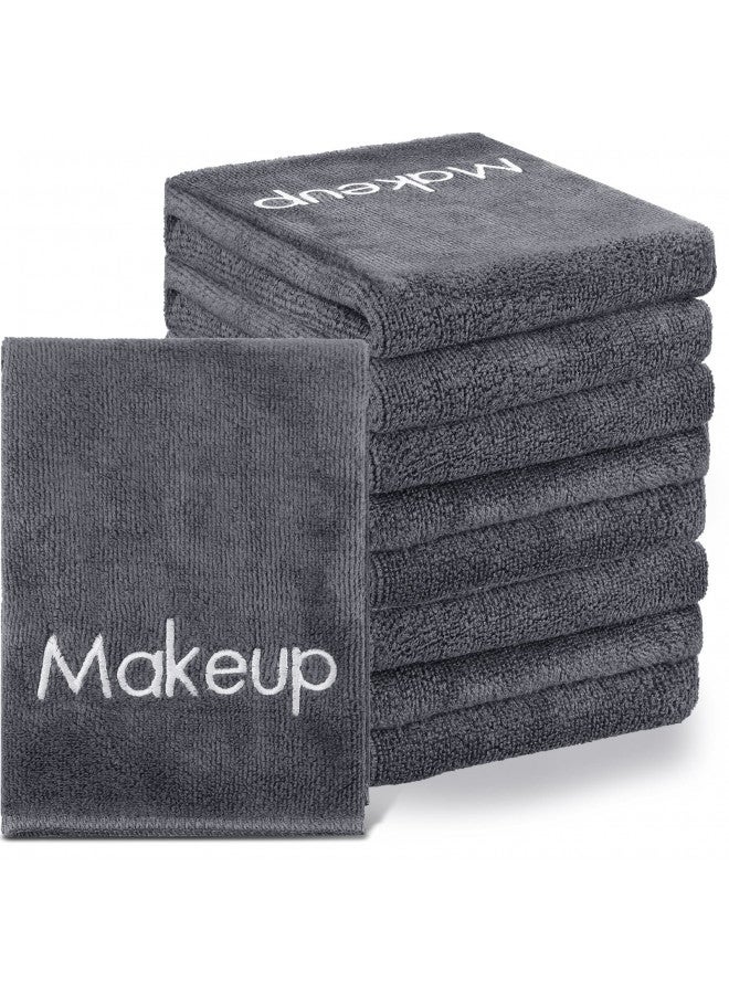 Shimeyao Shimeyao 20 Pack Makeup Washcloths Microfiber Makeup Remover Towels Reusable Quick Dry Face Wash Cloth Soft Washable Fingertip Facial Makeup Towels for Cleansing Hand and Make Up,13x13 Inch(Gray) - Image 1