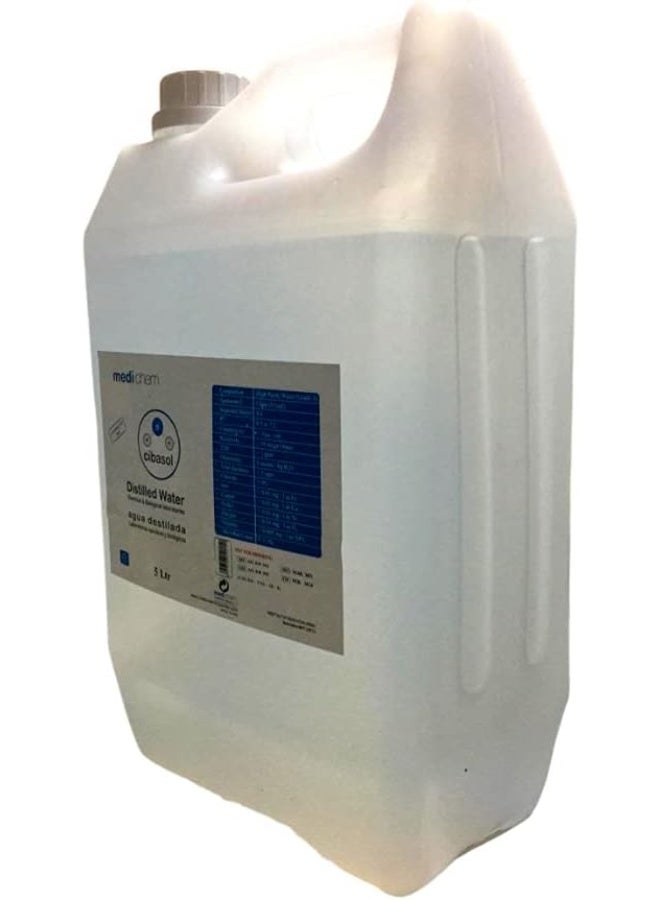 Cibasol Distilled Water 5 Liters for Automotive, Medical, Batteries, Cosmetic and Soap Making Use - Image 4