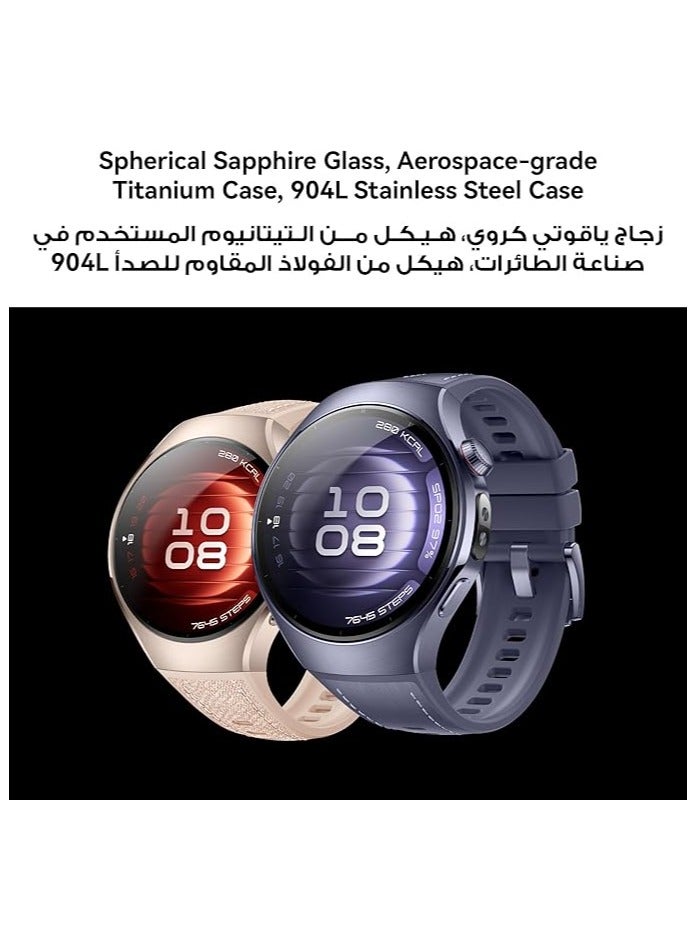 FIPKA Watch 5 42mm Smartwatch, Multi-sensing X-TAP technology, Real-Time Fingertip Blood Oxygen, e SIM, 2-Battery Modes, Intuitive Smart Gestures, Compatible with iOS & Android+ FOC Beige - Image 3
