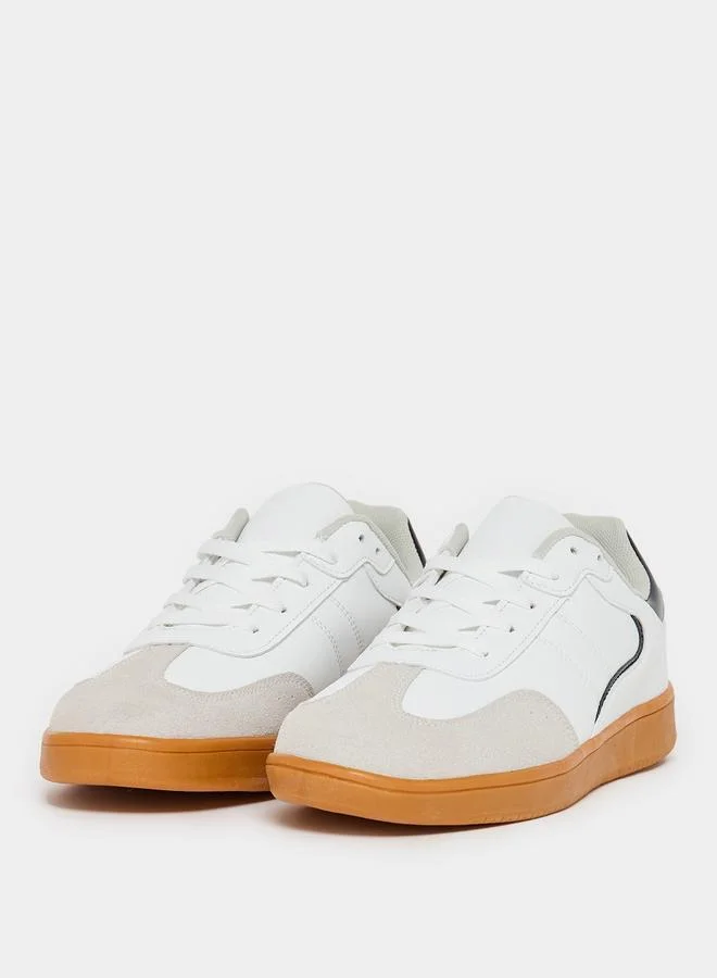 Styli Styli Retro Sole Low Top Lace Up Sneakers