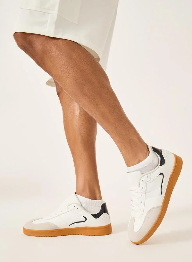 Styli Styli Retro Sole Low Top Lace Up Sneakers