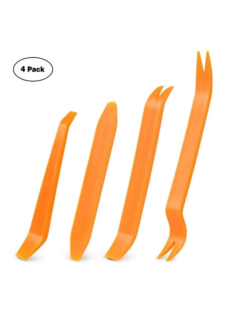 DIY Crafts DIY Crafts CTDIYHI34586 Auto Door Clip Trim and Car Radio Removal Tool Kit Install and Remove Fasteners Trims Moldings  - Image 3