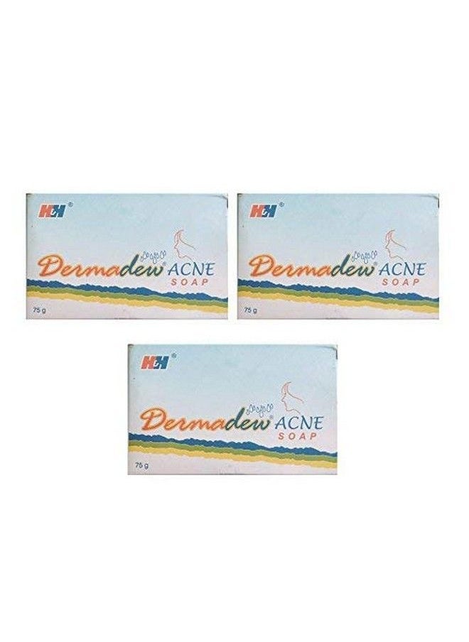 H&H Dermadew Acne Soap Pack Of 3  - Image 3