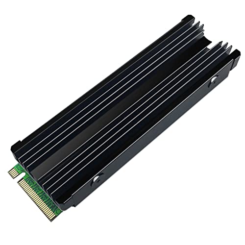 SGTKJSJS M.2 NVMe Heatsink, 2280 SSD Heat Sink for Single/Double Sided With Thermal Silicone Pads for PC/PS5 PCIE or SATA SSD (2PCS) - Image 2