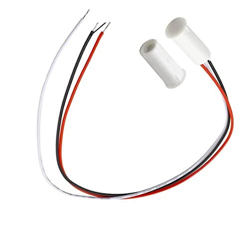 Lagogia Magnetic Reed Switch RC-35 NC/NO Recessed Wired Door Window Alarm, Magneti Door Switch, Contact Sensor, for Home Security and Burglar Alarm Systems, Sets of 5, White - Image 4