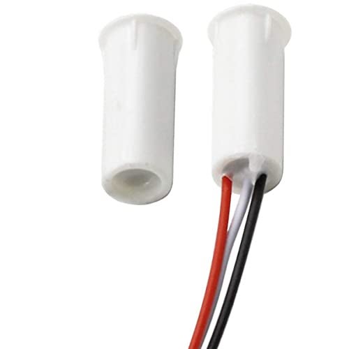Lagogia Magnetic Reed Switch RC-35 NC/NO Recessed Wired Door Window Alarm, Magneti Door Switch, Contact Sensor, for Home Security and Burglar Alarm Systems, Sets of 5, White - Image 5