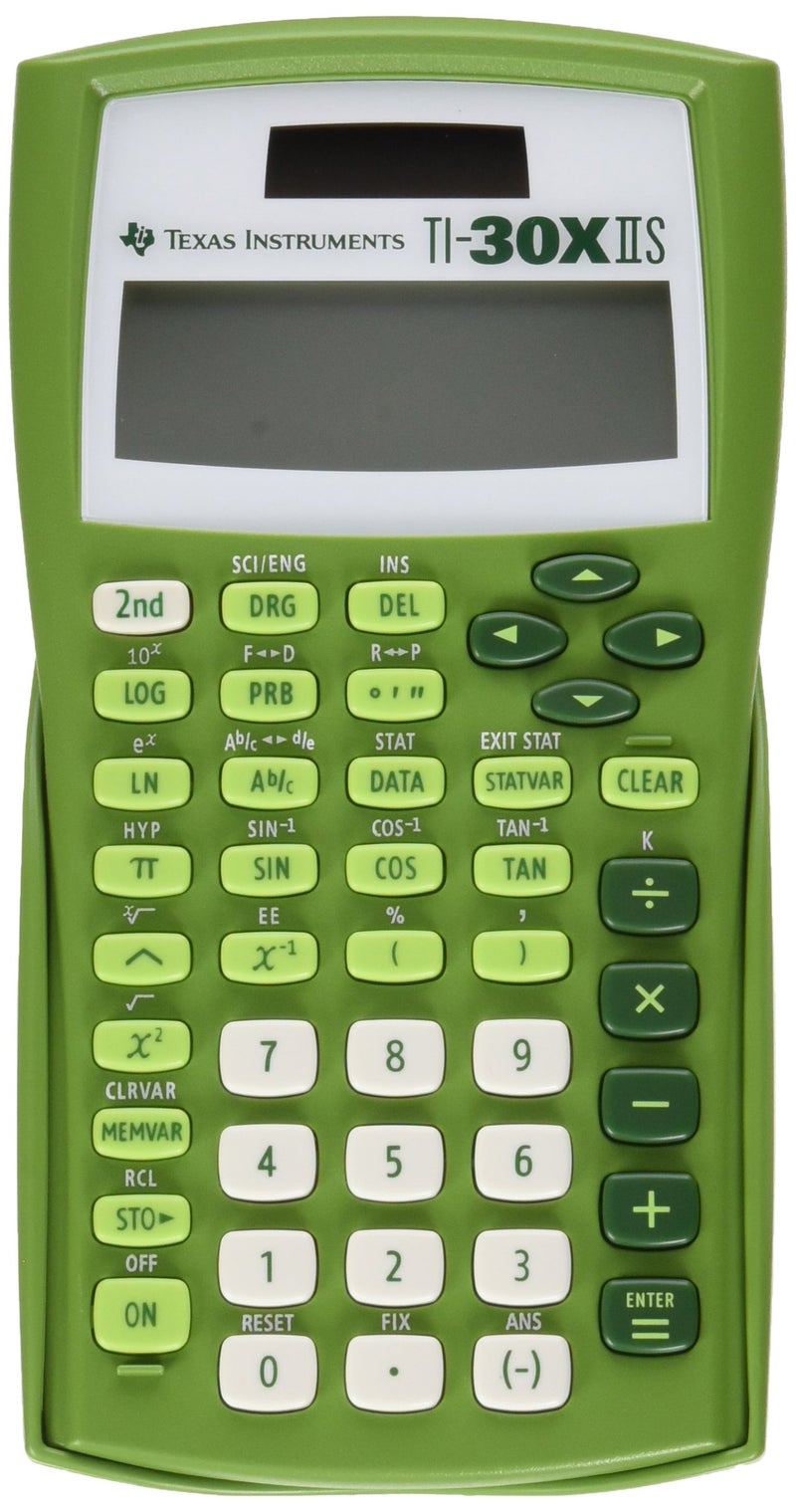 Texas Instruments TI30X IIS 2Line Scientific Calculator Lime Green - Image 2