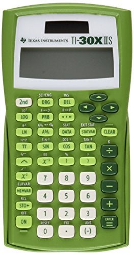 Texas Instruments TI30X IIS 2Line Scientific Calculator Lime Green - Image 1