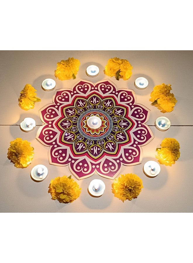 The Brown Box-Readymade Rangoli for Floor, Big Size Rangoli,Artificial Rangoli,MDF Rangoli,Rangoli mat - Image 3