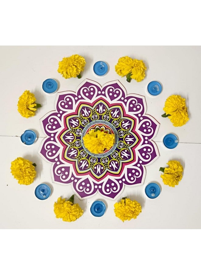 The Brown Box-Readymade Rangoli for Floor, Big Size Rangoli,Artificial Rangoli,MDF Rangoli,Rangoli mat - Image 5