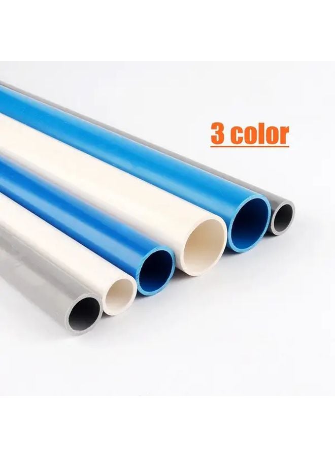 2pcs 32mm Gray PVC Pipe For Aquarium Irrigation Pond Filtration Water Supply - Image 3