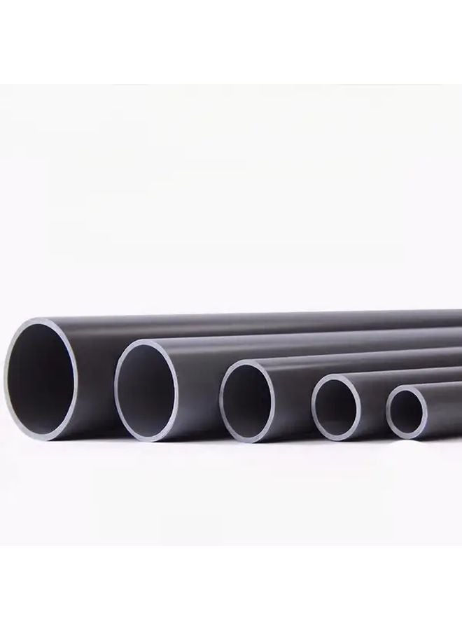 2pcs 32mm Gray PVC Pipe For Aquarium Irrigation Pond Filtration Water Supply - Image 1