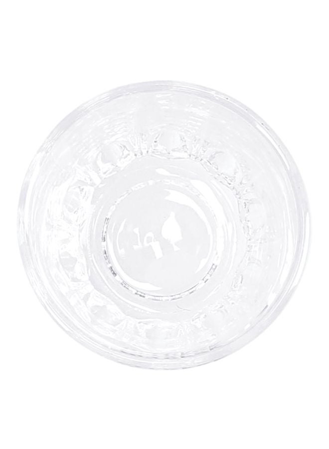 DELCASA 6-Piece Tumbler Set 260 ml Clear/Black - Image 5