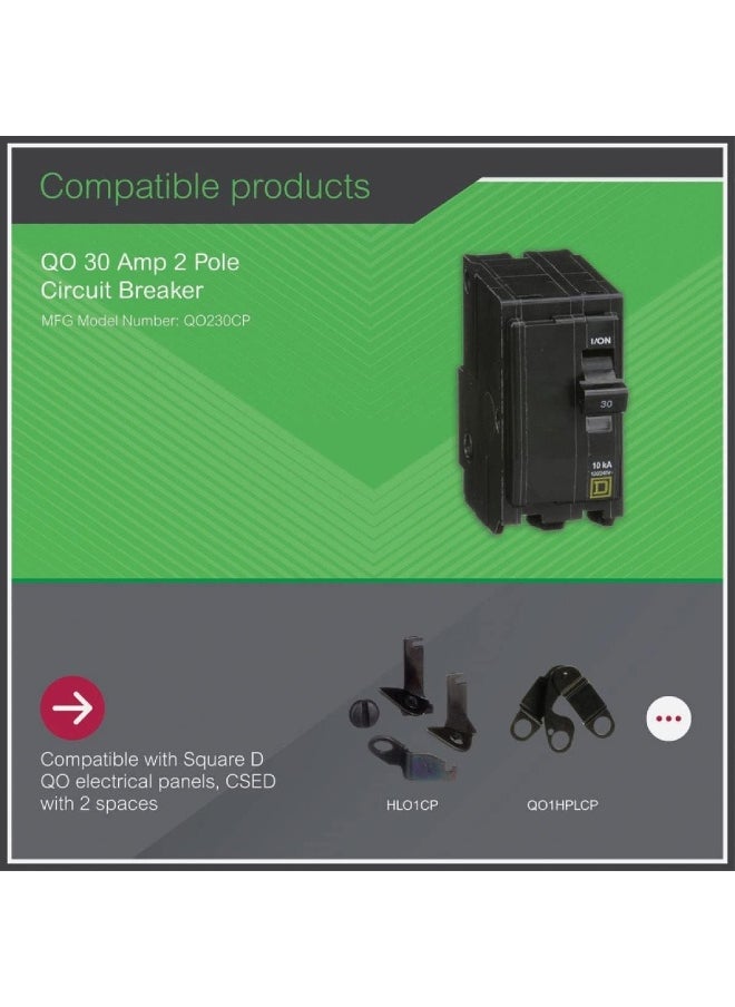 Schneider Electric Square D - QO230CP QO 30-Amp Two-Pole Circuit Breaker  - Image 2