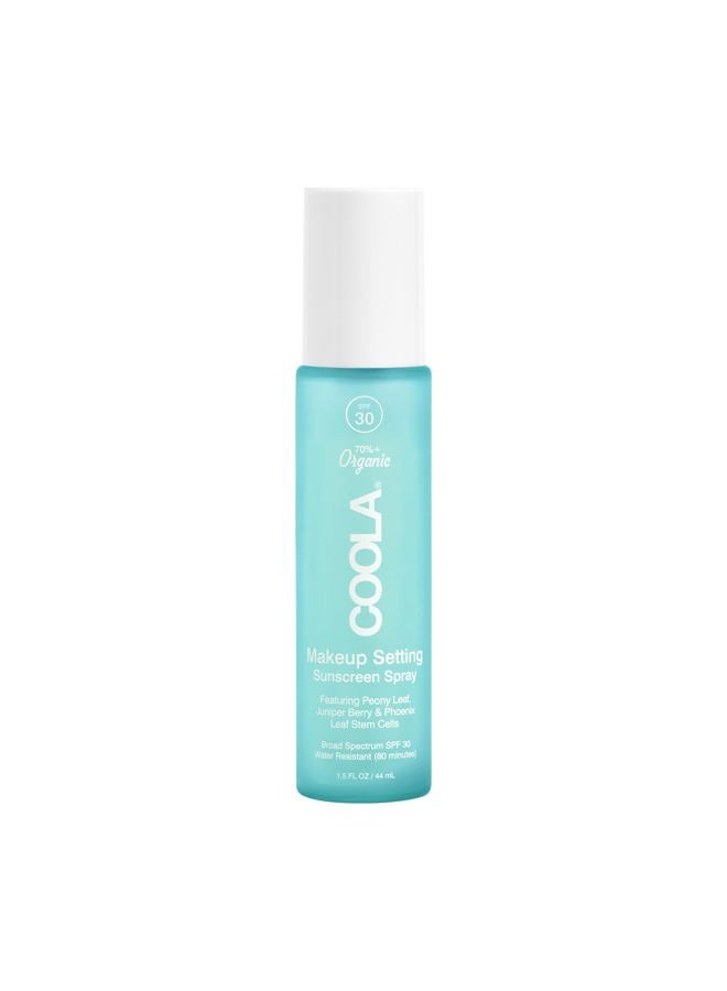 Coola Organic SPF 30 Makeup Setting Sunscreen Spray 1.5oz