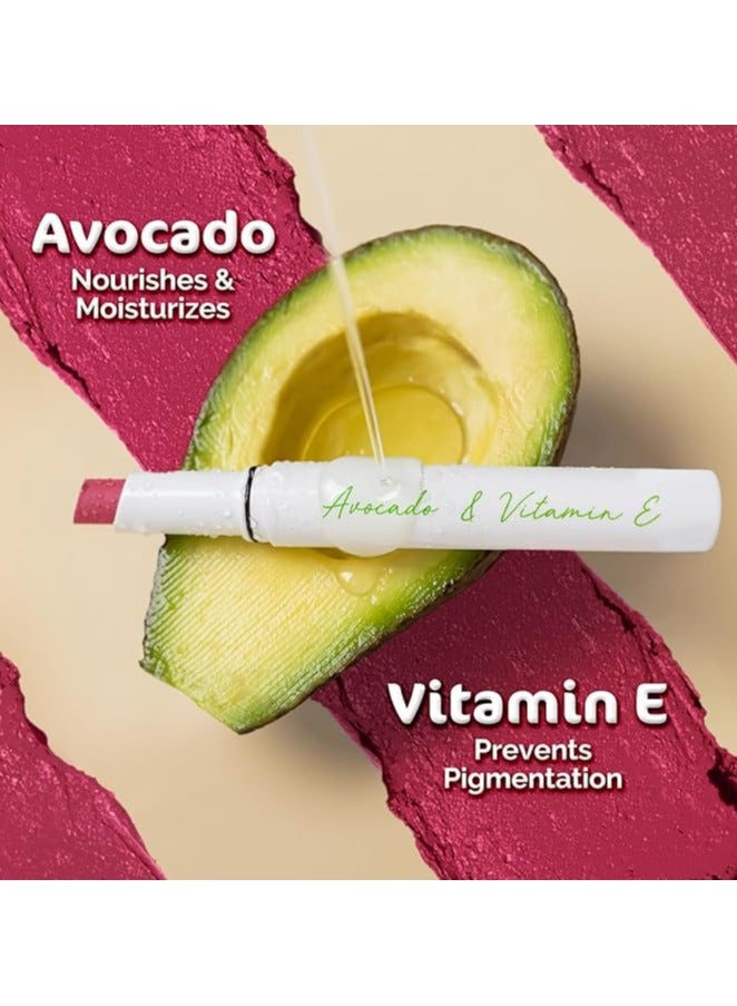 Mamaearth Moisture Matte Longstay Lipstick with Avocado Oil & Vitamin E for 12 Hour Long Stay - 03 Candyfloss Pink - 2 g - Image 4