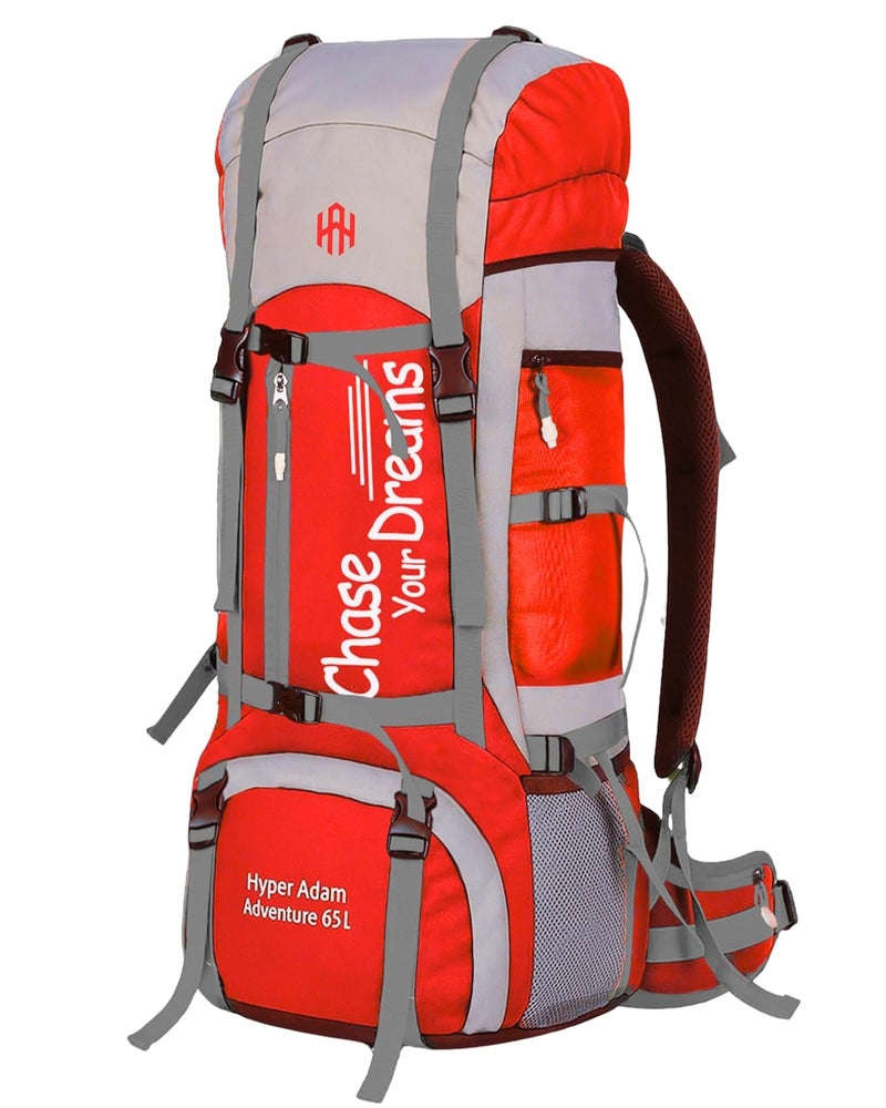 Hyper Adam 65 LTR Rucksack For Trekking & Travel Backpack for Outdoor Sport Hiking Trekking Bag Camping Rucksack - Image 1