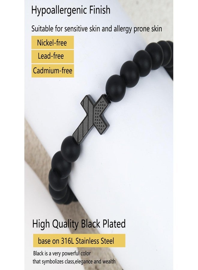 CXLDTE Easter Basket Stuffers Gifts for Kids Teen Boys Gift Ideas Cross Bracelet Men Christian Baptism Confirmation First Communion 8 10 12 14 16 13 11 Year Old Birthday Christmas Gifts for Teenage Boy Teens - Image 4