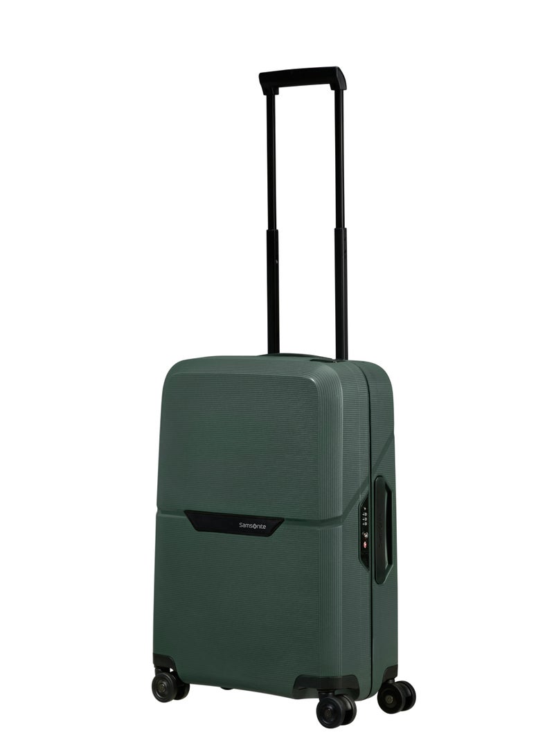 Samsonite Magnum Eco 55cm – Green Hard Shell Spinner Cabin size luggage. - Image 1