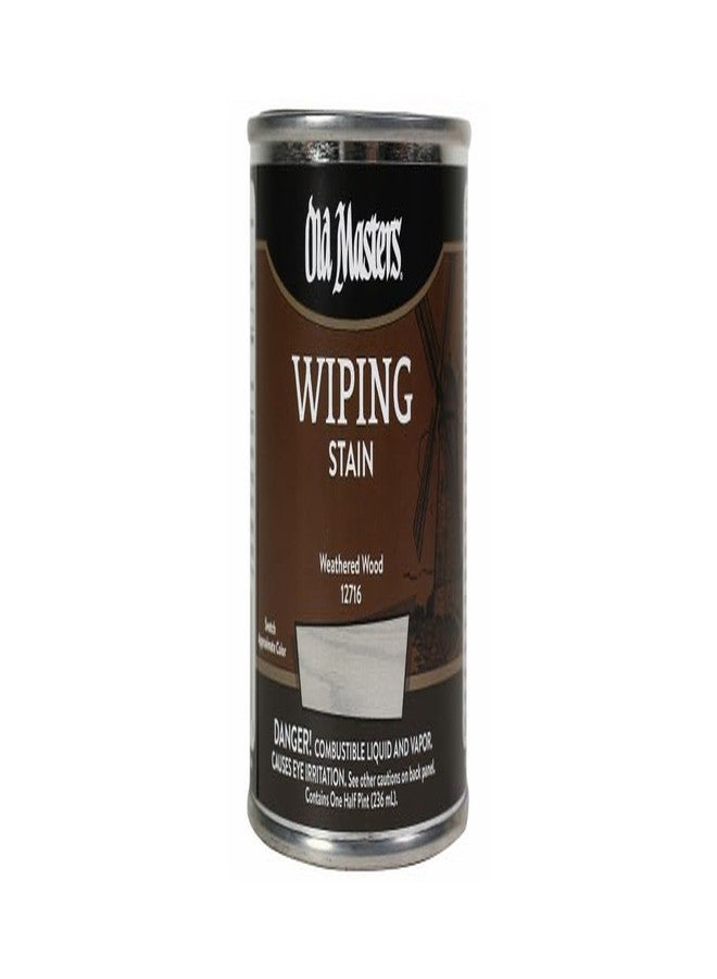 Old Masters 12716 Semi-Transparent Oil-Based Wiping Stain, 0.5 Pint, Weathered Wood - Image 4