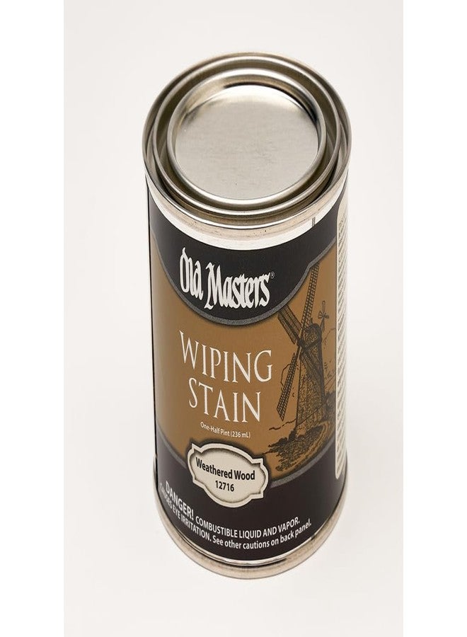 Old Masters 12716 Semi-Transparent Oil-Based Wiping Stain, 0.5 Pint, Weathered Wood - Image 3