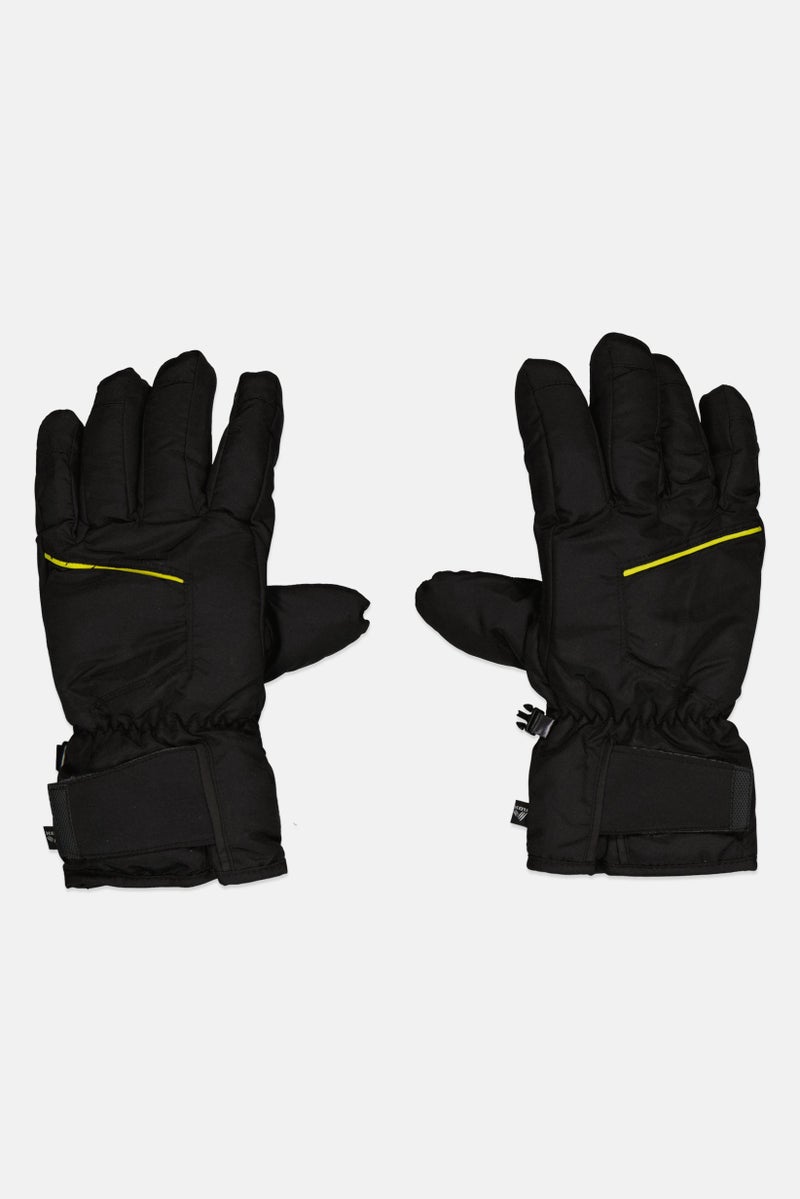 RBX Men 1 Pair Plain Gloves, Black - Image 1