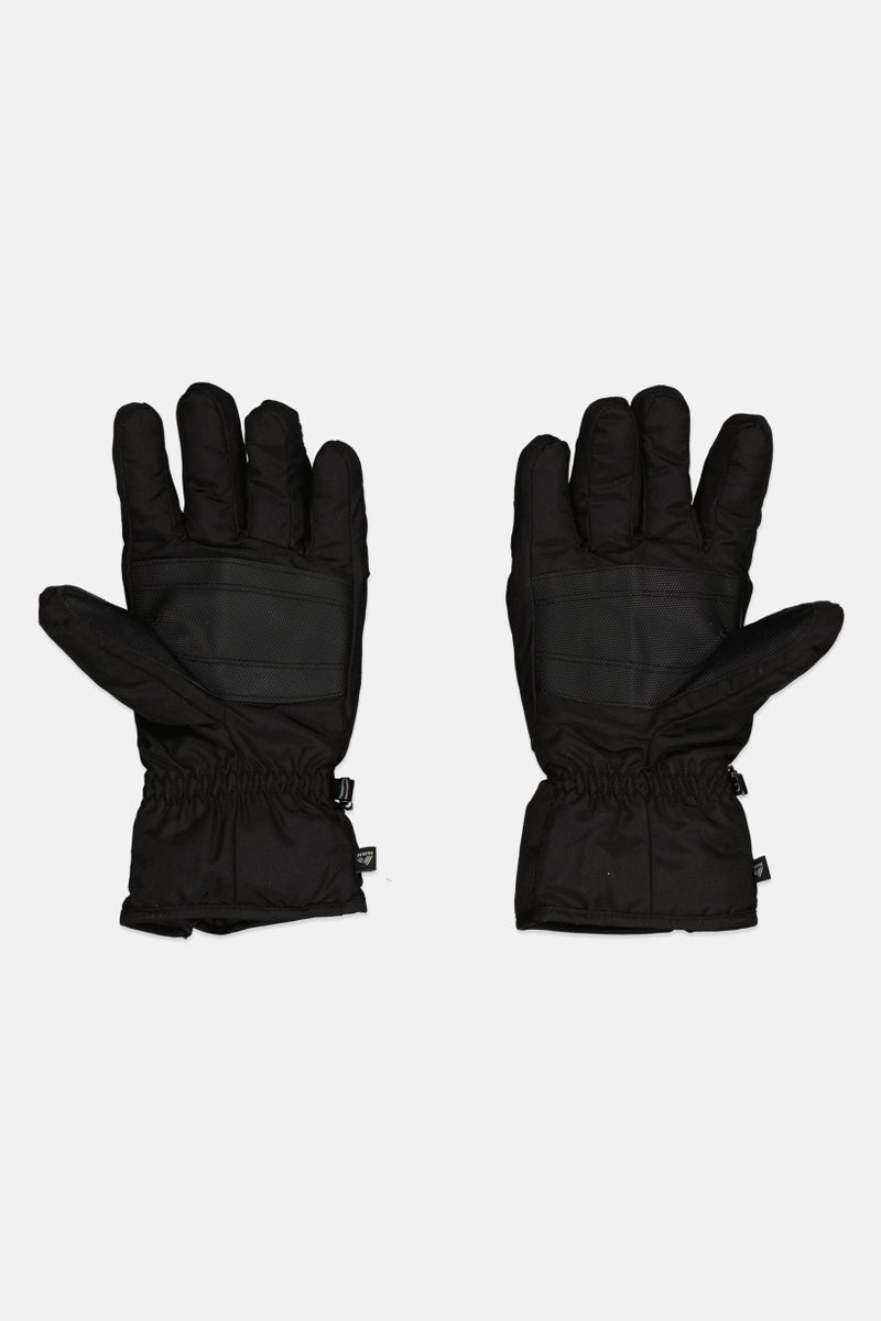 RBX Men 1 Pair Plain Gloves, Black - Image 2