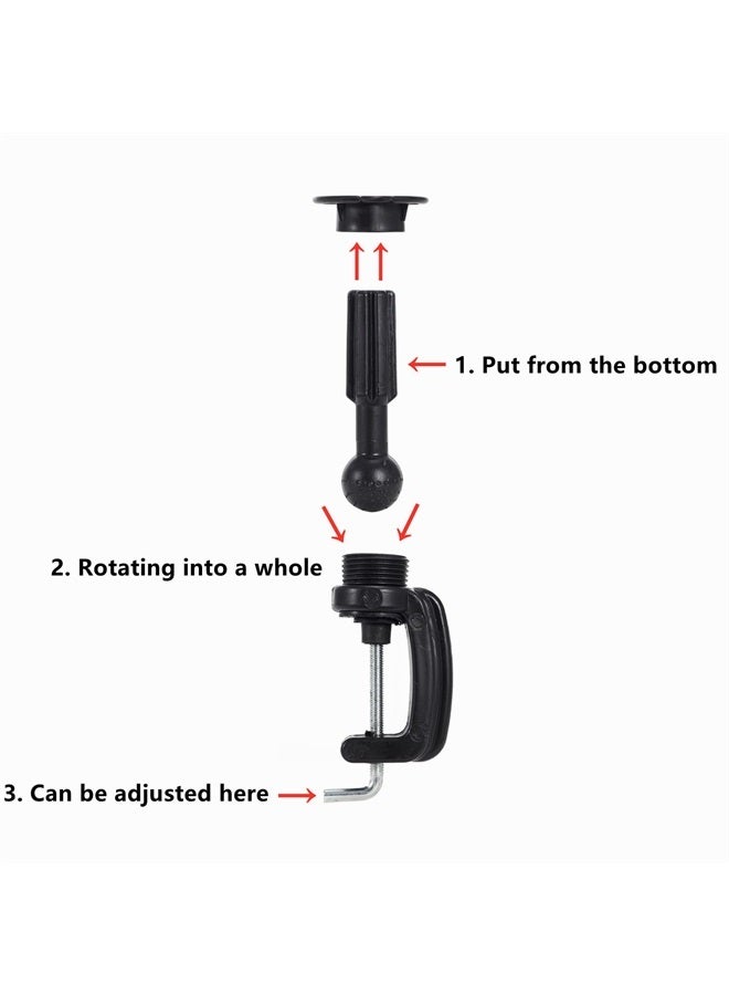 HAIRGINKGO Mannequin Head 26"-28" Synthetic Fiber Training Head Braiding Head Hair Styling Manikin Cosmetology Doll Head Hairdresser Training Model for Cutting Braiding Practice with Clamp 92022LB0420 - Image 5