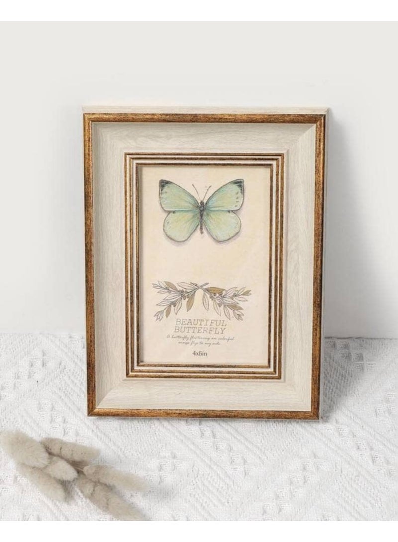 Frame with Butterfly Picture - Image 1