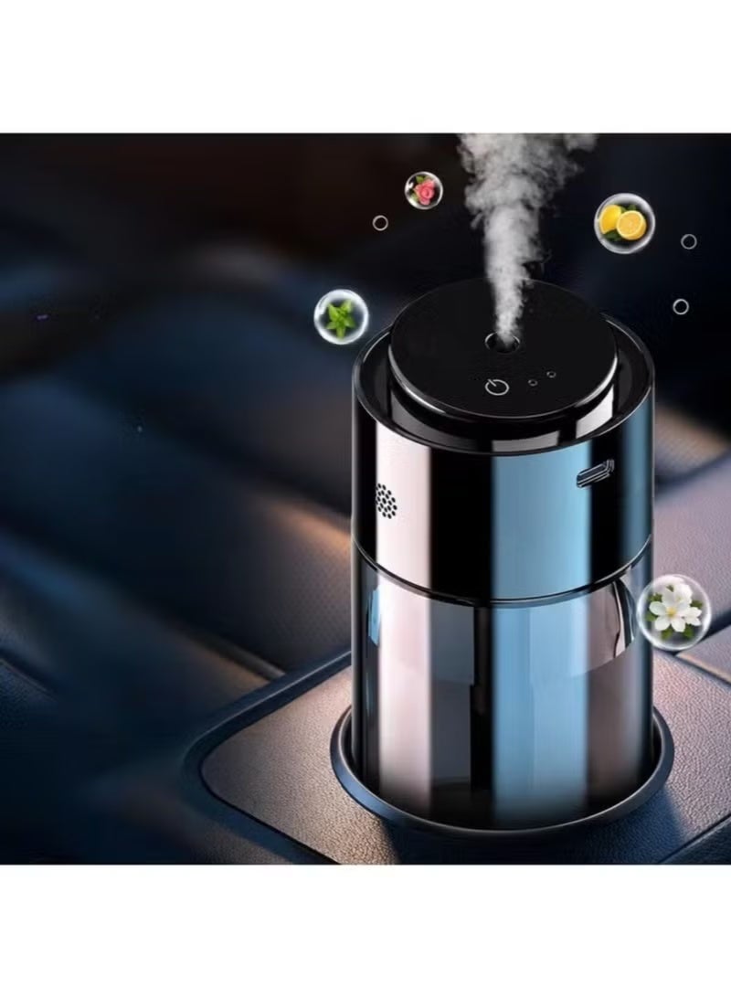 بلو فاير معطر هواء ذكي للسيارة مع مرطب ومعطر كهربائي للعطور، موزع عطر سائل مع رذاذ ضبابي، جهاز منعش ومرطب للهواء للسيارة والمنزل والمكتب وغرفة النوم وغرفة المعيشة، موزع روائح محمول للوحة القيادة بتصميم عصري، تجربة عطرية طويلة الأمد، خيارات روائح متعددة - Image 1