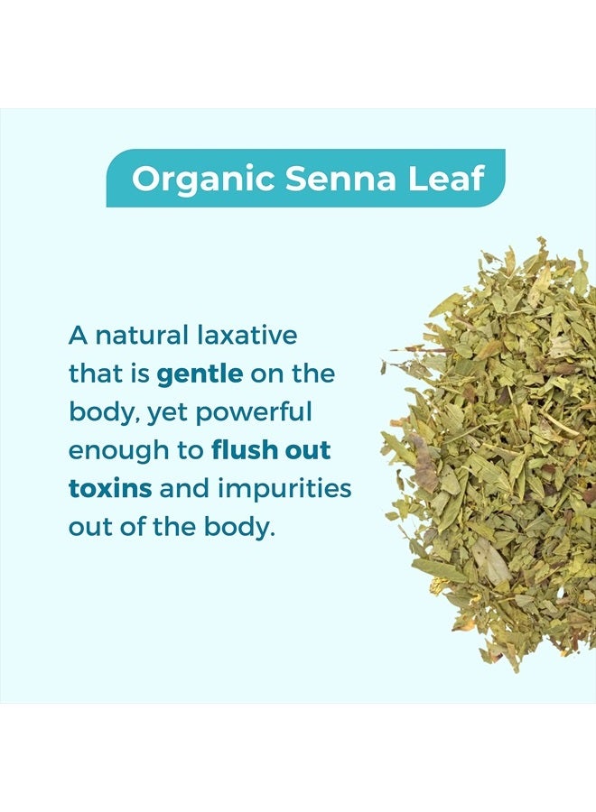 VoomVaya TeaTox Booster Senna Tea - 14-Day Herbal Detox Tea with Senna, Dandelion, Cardamom, Matcha - Hibiscus Flavor 14 Tea Bags - Image 2