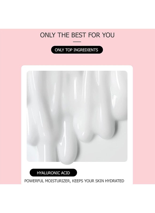 Pre-Makeup,Natural Foundation Primer Anti-aging Rosa Rugosa Camellia Sinensis Natural Effect - Concealer Invisible Pores ,Even Skin Tone Lasting Hydrating 30g