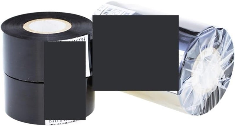 Thermal Ribbon of Printing Machine 30 * 100m Date Code Printer Accessory Black 30mm Width for Offices and Factories(2pcs) - Image 3