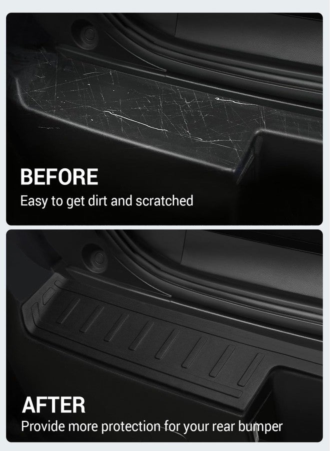 Ecarzo Rear Bumper Protector for 2025 2024 2023 2022 2021 Bronco Sport Accessories Trim Cover Scratch Resistant Trunk Door Entry Guards (Not for Bronco Sport Big Bend/Badlands) - Image 2