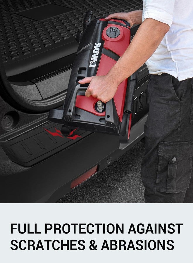 Ecarzo Rear Bumper Protector for 2025 2024 2023 2022 2021 Bronco Sport Accessories Trim Cover Scratch Resistant Trunk Door Entry Guards (Not for Bronco Sport Big Bend/Badlands) - Image 3