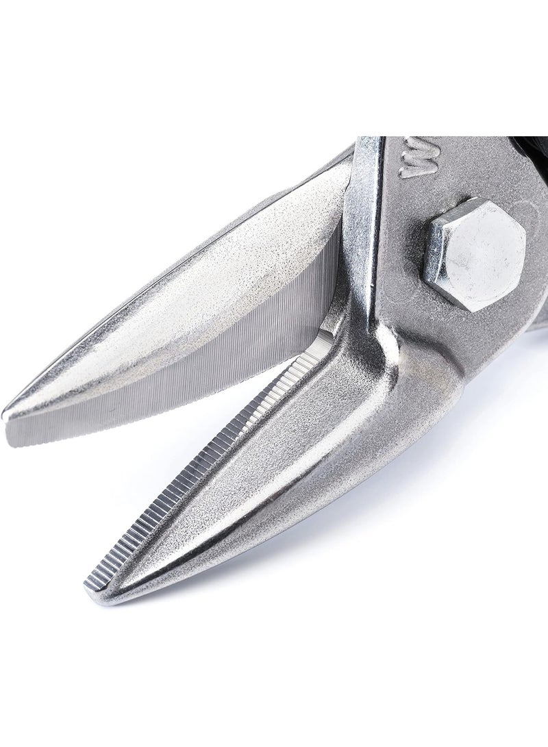 Wiss Crescent Wiss 9-3/4" MetalMaster Compound Action Straight and Left Aviation Snips - M1R - Image 3