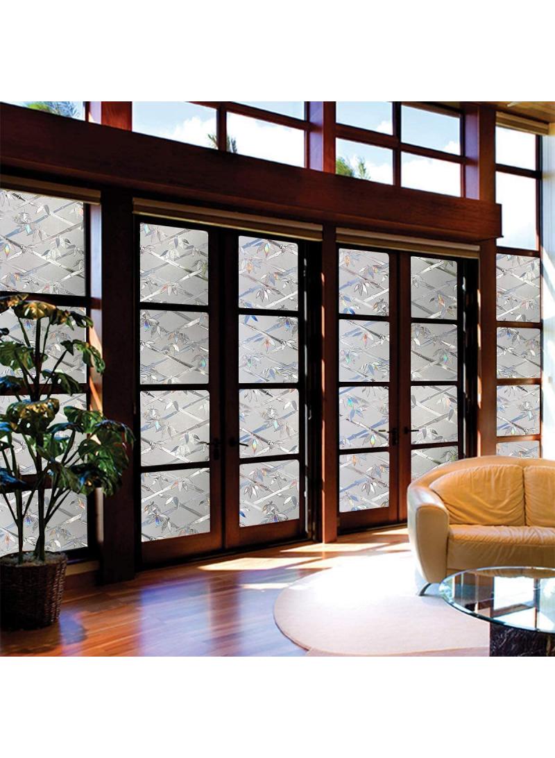 Y&D Window Film Decorative Privacy No Glue Glass Sticker For Door Home House Ofiice Heat Control Anti UV 45 x 200 cm  - Image 5