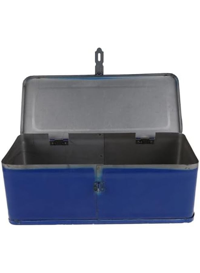 Large Capacity Iron Tool Box Organizer Portable Mechanics Storage Case For Garage Workshop - Image 1