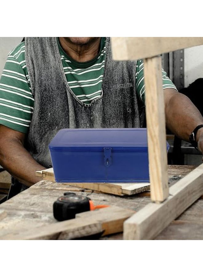 Large Capacity Iron Tool Box Organizer Portable Mechanics Storage Case For Garage Workshop - Image 5