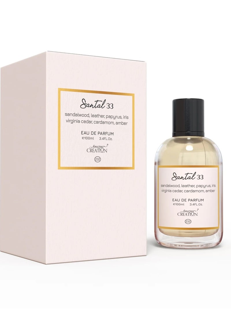 Amazing Creation Santal 33 EDP For Unisex 100ml PFB0232