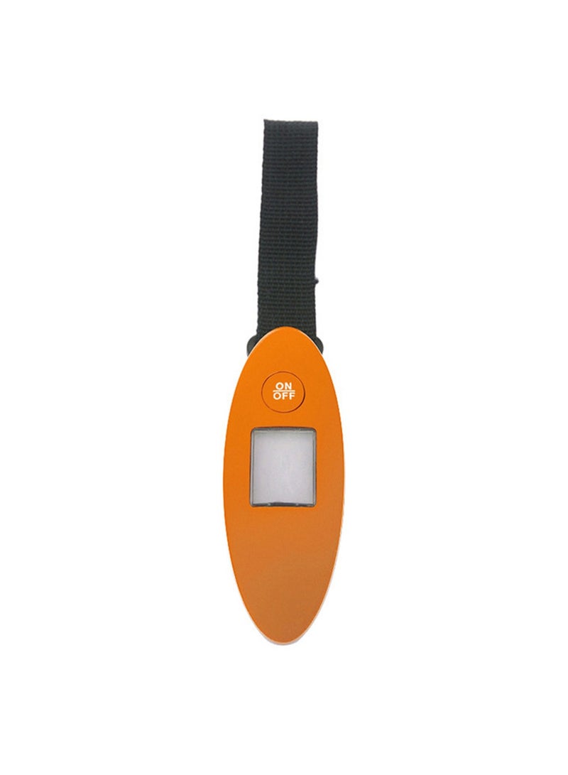 مقياس وزن رقمي محمول بشاشة LCD من Orange Ribbon صغير الحجم ومناسب لوزن الأمتعة والأغراض اليدوية بدقة عالية وتصميم مريح وسهل الاستخدام - Image 1