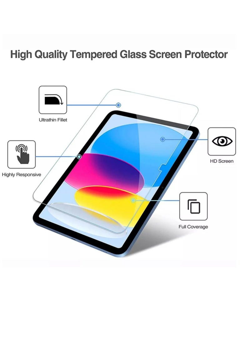 Two Pack Tempered Glass Screen Protector Compatible with iPad 10 2022 10.9-inch - Image 2