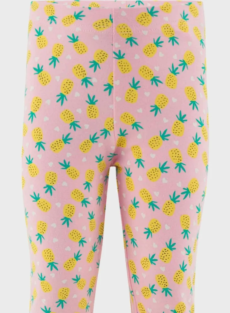 RB Kids Pineapple Print Leggings