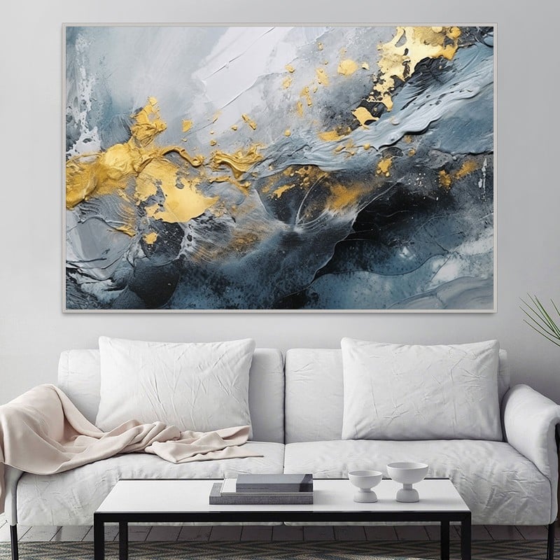 Marktna Canvas painting with a fine art design and a hollow frame, measuring (60×40), one piece - Image 1