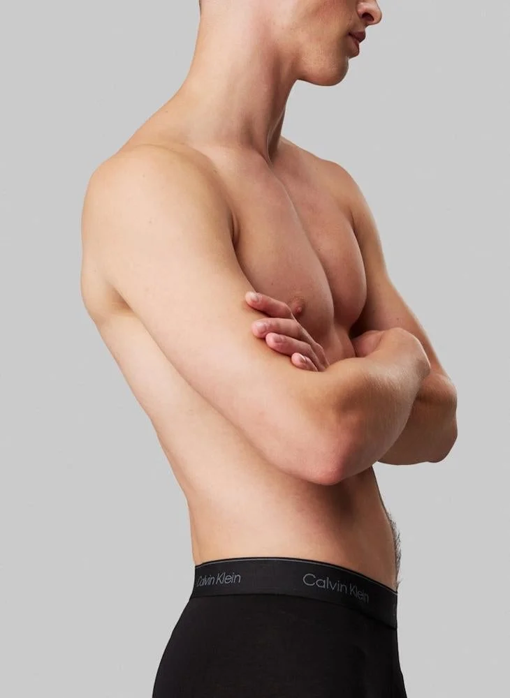 كالفن كلاين Icon Cotton Stretch Boxer Brief - 3 Pack